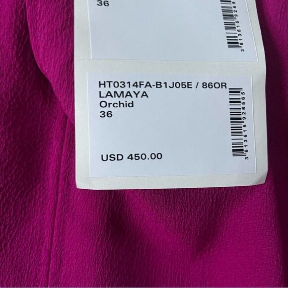 Isabel Marant NWT Lamaya crepe blouse 36 - Picture 12 of 14